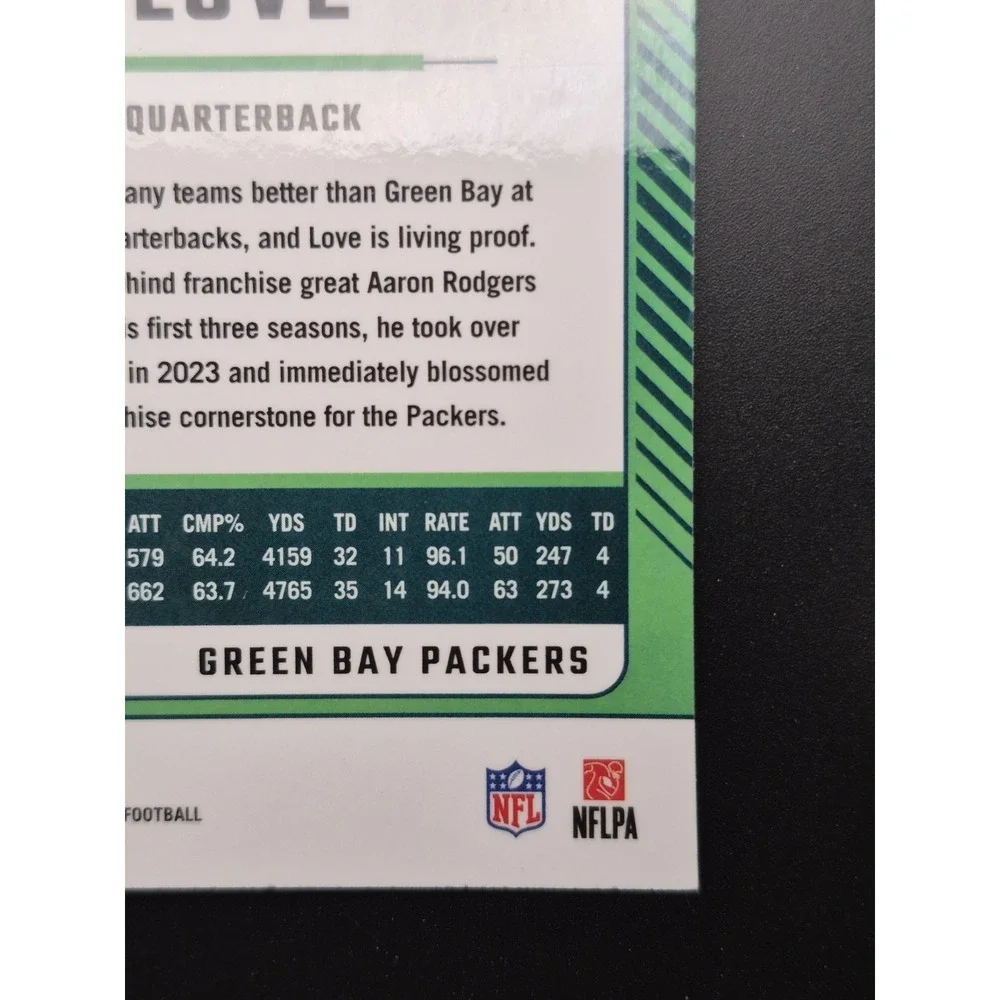 2024 Panini Donruss Optic Jordan Love #69‎ Rocket Prizm Green Bay Packers SP